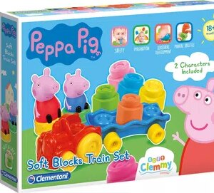 Clementoni Clemmy kostky vláček Peppa Pig
